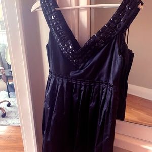 Zara Formal Black Rhinestone Cocktail Dress M